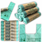 WORKI NA ŚMIECI BIODEGRADOWALNE 60SZT 5L BIO WORKI NA ODPADY KOMPOSTOWALNE