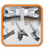 MOP PŁASKI OBROTOWY PODŁOGOWY ROTACYJNY Z WYCISKACZEM DO MYCIA PODŁOGI - obrazek 4