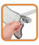 MOP PŁASKI OBROTOWY PODŁOGOWY ROTACYJNY Z WYCISKACZEM DO MYCIA PODŁOGI - obrazek 6