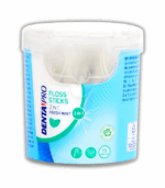 NIĆ DENTYSTYCZNA DO ZEBÓW MIĘNTOWA Z WYKAŁACZKI 2w1 75szt NICIOWYKAŁACZKI - obrazek 3