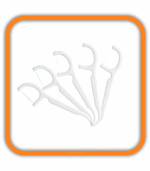 NIĆ DENTYSTYCZNA DO ZEBÓW MIĘNTOWA Z WYKAŁACZKI 2w1 75szt NICIOWYKAŁACZKI - obrazek 4