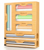 ORGANIZER DO KUCHNI BAMBUSOWY ORDINE DYSPENSER DO FOLII SPOŻYWCZEJ OBCINACZ - obrazek 6