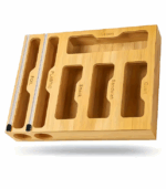 ORGANIZER DO KUCHNI BAMBUSOWY ORDINE DYSPENSER DO FOLII SPOŻYWCZEJ OBCINACZ - obrazek 5