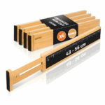 ORGANIZER DO SZUFLADY ORDINE 4 SZTUKI PRZEGRÓDKA SEPARATOR BAMBUSOWY