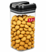 POJEMNIK NA ŻYWNOŚĆ 1,2L ORGANIZER DO PRZECHOWYWANIA KUCHENNY ZACISK 1 SZT