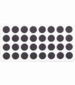 PODKŁADKI FILCOWE Samoprzylepne Pod Krzesła Meble Zestaw 133 szt Czarne - obrazek 6