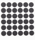 PODKŁADKI FILCOWE Samoprzylepne Pod Krzesła Meble Zestaw 133 szt Czarne - obrazek 7