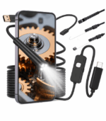 KAMERA ENDOSKOPOWA INSPEKCYJNA 5M 3w1 do TELEFONU ANDROID PC LED + KOŃCÓWKI