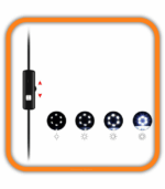 KAMERA ENDOSKOPOWA INSPEKCYJNA 5M 3w1 do TELEFONU ANDROID PC LED + KOŃCÓWKI - obrazek 5