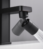 PERLATOR DO KRANU PRZEDŁUŻKA BATERII OBROTOWY CZARNY 2 FUNKCJE KOŃCÓWKA 360 - obrazek 5