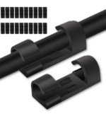 ORGANIZER NA KABLE UCHWYT DO KABLI PRZEWODÓW ZESTAW 20szt CZARNA OPASKA