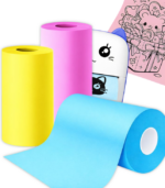 PAPIER TERMICZNY KOLOROWY 3 ROLKI WKŁADY DO MINI DRUKARKI DRUKUSIA ZESTAW