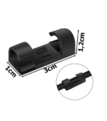 ORGANIZER NA KABLE UCHWYT DO KABLI PRZEWODÓW ZESTAW 20szt CZARNA OPASKA - obrazek 7