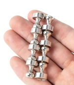 MAGNESY NEODYMOWE MOCNE 16 SZT PINEZKI NEODYMOWY NA TABLICĘ LODÓWKĘ SREBNE - obrazek 5