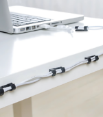 ORGANIZER NA KABLE UCHWYT DO KABLI PRZEWODÓW ZESTAW 20szt CZARNA OPASKA - obrazek 3