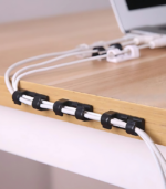 ORGANIZER NA KABLE UCHWYT DO KABLI PRZEWODÓW ZESTAW 20szt CZARNA OPASKA - obrazek 4