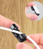 ORGANIZER NA KABLE UCHWYT DO KABLI PRZEWODÓW ZESTAW 20szt CZARNA OPASKA - obrazek 5