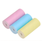 PAPIER TERMICZNY KOLOROWY 3 ROLKI WKŁADY DO MINI DRUKARKI DRUKUSIA ZESTAW - obrazek 4